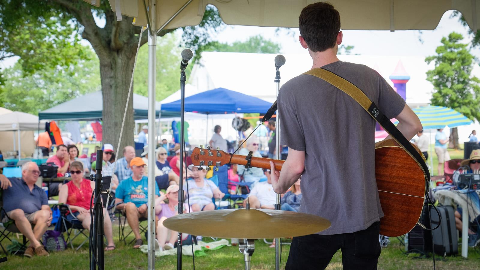 Concert in downtown Edenton NC